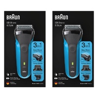 Braun S3 Shave & Style Electric Shaver Pack of 2