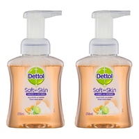 Dettol Foam Hand Wash Lime and Orange Blossom 250mL Pack of 2