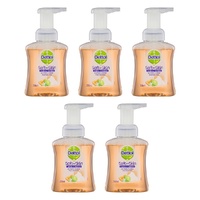 Dettol Foam Hand Wash Lime and Orange Blossom 250mL Pack of 5