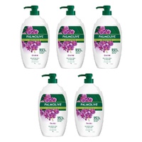 Palmolive Naturals Body Wash Milk & Orchid Shower Gel 1L x 3 Bundle of 5