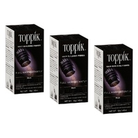Toppik Hair Building Fibres Black 12g Pack of 3