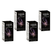 Toppik Hair Building Fibres Black 12g Pack of 4