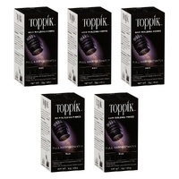 Toppik Hair Building Fibres Black 12g Pack of 5