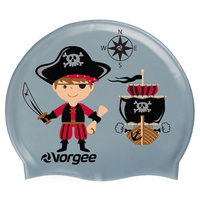 Vorgee Pirate Character Silicone Swim Cap Swimming Gear