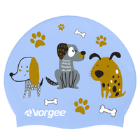 Vorgee Character Silicone Swimming Cap Dog Outdoor Water Sports