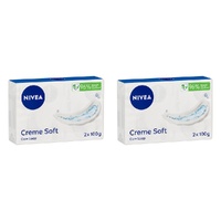 Nivea Creme Soft Care Soap 2 x 100g Pack of 2