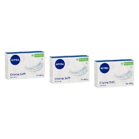 Nivea Creme Soft Care Soap 2 x 100g Pack of 3