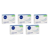 Nivea Creme Soft Care Soap 2 x 100g Pack of 5