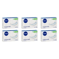 Nivea Creme Soft Care Soap 2 x 100g Pack of 6