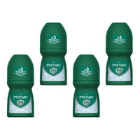 Mitchum Men Antiperspirant Roll-On Deodorant Unscented 50mL Pack of 4
