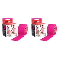 RockTape Sports Tape Pink 5cm x 5m Pack of 2