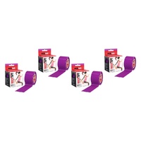 Rocktape Purple Kinesiology Tape 5cm x 5m Pack of 4