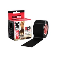 RockTape H2O Extra Sticky Sports Tape Black 5cm x 5m