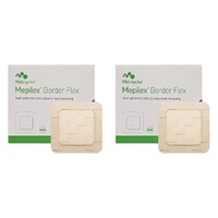 Molnlycke Mepilex Border Flex 10cm x 10cm 10 Pieces Pack of 2