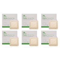 Molnlycke Mepilex Border Flex 10cm x 10cm 10 Pieces Pack of 6