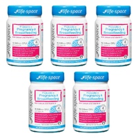 Life-Space Probiotic + Pregnancy & Breastfeeding 50 Capsules Pack of 5
