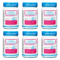 Life-Space Probiotic + Pregnancy & Breastfeeding 50 Capsules Pack of 6