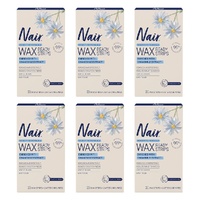 Nair Soft Natural Mini Wax Strips 20 Pack Bundle of 6