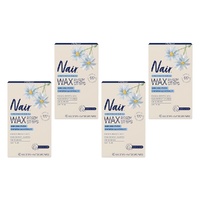 Nair Soft Natural Large Wax Strips 40 Pack Bundle of 4