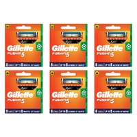 Gillette Fusion5 Razor Blades Replacement Cartridges 8 Pack Bundle of 6