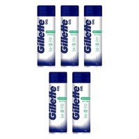Gillette Sensitive Aloe Vera Shave Gel 195g Pack of 5