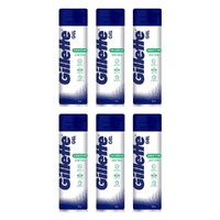 Gillette Sensitive Aloe Vera Shave Gel 195g Pack of 6