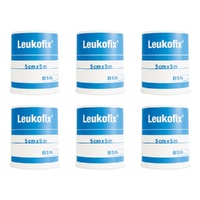 Leukofix Low Allergy Tape 5cm x 5m Pack of 6