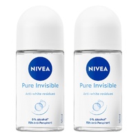 NIVEA Pure Invisible 72H Anti-Perspirant 50mL Pack of 2