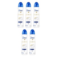 Dove Advanced Care Antiperspirant Aerosol Deodorant Original 150mL Pack of 5