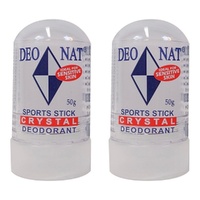 Deonat Crystal Deodorant Stick 50g Pack of 2