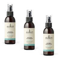 Sukin Natural Deodorant Ocean Mist 125mL Pack of 3