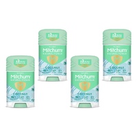 Mitchum Natural Deodorant Stick Coconut 40g Pack of 4
