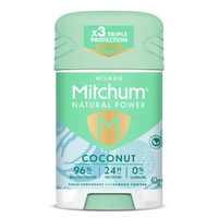 Mitchum Natural Deodorant Stick Coconut 40g