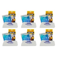 Medi-Ice Pak Hot & Cold Gel Pack Small 250g Bundle of 6