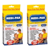 Medi-Ice Pak Hot & Cold Gel Pack Medium 420g Bundle of 2