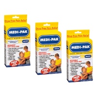 Medi-Ice Pak Hot & Cold Gel Pack Medium 420g Bundle of 3
