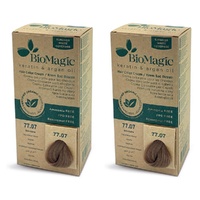 Bio Magic Permanent Natural Brown Blonde 77/07 x 4 Bundle of 2