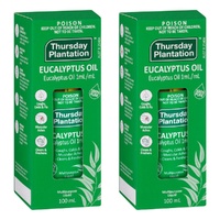 Thursday Plantation Eucalyptus Oil Pure 100mL Pack of 2