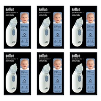 Braun Nasal Aspirator with Two Suction Levels Pack of 6