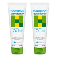 Hamilton Active Family Lotion SPF 50+ 110g Pack of 2