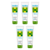 Hamilton Active Family Lotion SPF 50+ 110g Pack of 5
