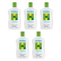 Hamilton Active Family Lotion SPF 50+ 250mL Pack of 5