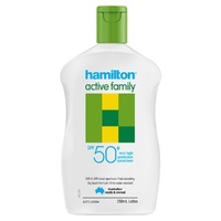 Hamilton Active Family Lotion SPF 50+ 250mL