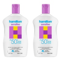 Hamilton Sensitive SPF50+ Lotion 265mL Pack of 2