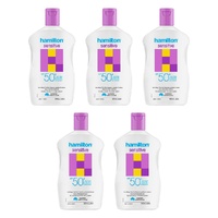 Hamilton Sensitive SPF50+ Lotion 265mL Pack of 5