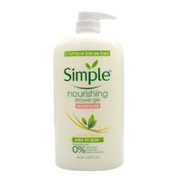 Simple Nourishing Shower Gel For Sensitive Skin With Chamomile Oil 1L