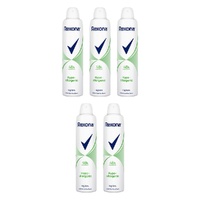 Rexona Women Antiperspirant Aerosol Deodorant Hypo-Allergenic 250mL Pack of 5