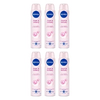 NIVEA Pearl & Beauty 72H Anti-Perspirant 250mL Pack of 6