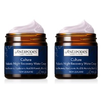 Antipodes Culture Probiotic Night Recovery Water Cream 60mL Pack of 2