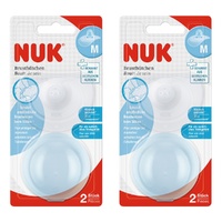 Nuk Silicone Nipple Shields Medium 20mm 2 Pack Bundle of 2